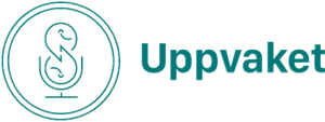 Uppvaket logo teal